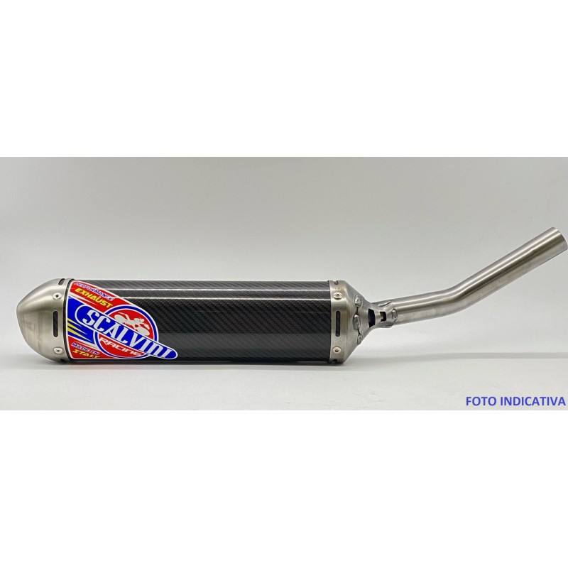 Carbon Silencer with Stainless Steel End Cap GAS GAS EC 250-300 ('18-'20)